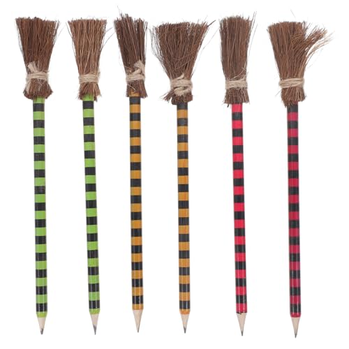 Kisangel 1 Satz Hexenbesen Bleistift Zauberer Halloween Kleinkinder Farbige Füllbesen Hexenbesen Stifte Für Mini Zauberstab Artikel Besen Schreibstifte Kleine Farbe Mit 6 Stück Kisangel 1 Satz Hexenbesen Bleistift Zauberer Halloween Kleinkinder Farbige Füllbesen Hexenbesen Stifte Für Mini Zauberstab Artikel Besen Schreibstifte Kleine Farbe Mit 6 Stück von Kisangel