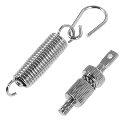 Kisangel 1 Satz Langlebige Drum -Teile Zubehör Bassdrum -Pedalfeder Teile für Drum-Fußpedale Trommelpedalfeder aus Metall Trommelfußpedalfeder aus Edelstahl Silver von Kisangel