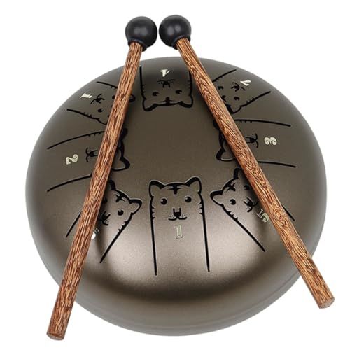 Kisangel 1 Satz Tiger -ätherische Trommel Zunge Schlaginstrumente Handtrommel Stahltrommel-instrument Percussion Steel Tongue Drum Handpfannentrommeln Steel Tongue Drum-kit Schlagzeug Holz Kisangel 1 Satz Tiger -ätherische Trommel Zunge Schlaginstrumente Handtrommel Stahltrommel-instrument Percussion Steel Tongue Drum Handpfannentrommeln Steel Tongue Drum-kit Schlagzeug Holz von Kisangel