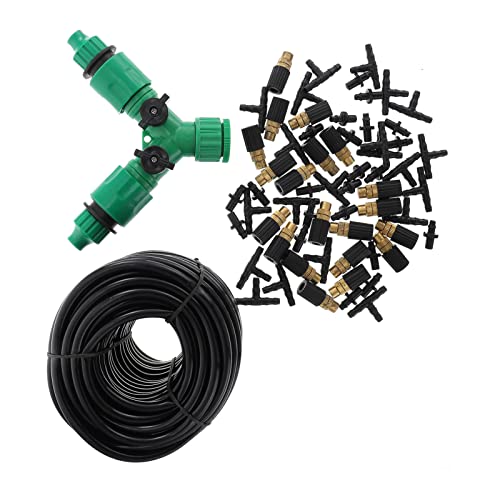 Kisangel 1Satz Atomizer Bewässerungssystem mit Kupferdüsen für Garten Langlebig und Wassersparend für Präzise Bewässerung und Dachkühlung Robuste Kisangel 1Satz Atomizer Bewässerungssystem mit Kupferdüsen für Garten Langlebig und Wassersparend für Präzise Bewässerung und Dachkühlung Robuste von Kisangel