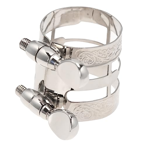 Kisangel 1Stück Altsaxophon Kopfkarte Nickel E Mundstückschutz Robuste Saxophon Flötenkarte Für Anfänger Elegantes Design Einfach Zu Bedienen Für Künstler Und Musiker Kisangel 1Stück Altsaxophon Kopfkarte Nickel E Mundstückschutz Robuste Saxophon Flötenkarte Für Anfänger Elegantes Design Einfach Zu Bedienen Für Künstler Und Musiker von Kisangel