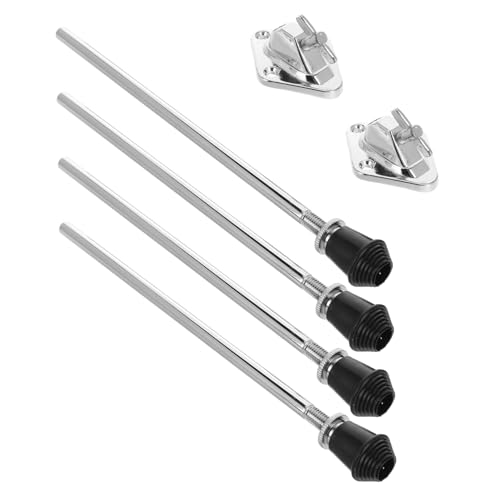 Kisangel 2 Sets Schlagzeug Zubehör Trommelständer Teile Bassdrum Beinhalterung Bassdrum Spornfüße Trommelständer Füße Standtom Beinhalter Standtom Trommelbein Hardware Tom Trommel Kisangel 2 Sets Schlagzeug Zubehör Trommelständer Teile Bassdrum Beinhalterung Bassdrum Spornfüße Trommelständer Füße Standtom Beinhalter Standtom Trommelbein Hardware Tom Trommel von Kisangel