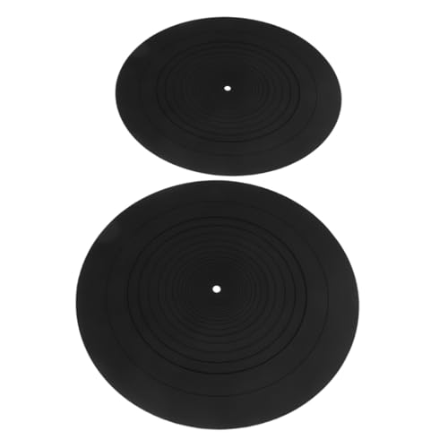 Kisangel 2 Stück Antistatisches Silikonpad Schallplatten-Plattenspieler-Matte Abspielgerät aufzeichnen Platte für Plattenspieler Plattenschutzmatte Kieselgel Black Kisangel 2 Stück Antistatisches Silikonpad Schallplatten-Plattenspieler-Matte Abspielgerät aufzeichnen Platte für Plattenspieler Plattenschutzmatte Kieselgel Black von Kisangel