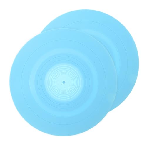 Kisangel 2 Stück Antistatisches Silikonpad aufzeichnen retro antirutschmatte drehteller gummimatte Plattenschutzmatte Zubehör für Plattenspieler Silikonmatte Kieselgel Blue Kisangel 2 Stück Antistatisches Silikonpad aufzeichnen retro antirutschmatte drehteller gummimatte Plattenschutzmatte Zubehör für Plattenspieler Silikonmatte Kieselgel Blue von Kisangel