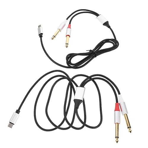 Kisangel 2 Stück Kopfhörer-Konverter überweisen Aux doppelt männlich USB-C-Datenübertragungskabel Verbindungsdraht Audio-Konvertierungskabel Abschirmung aus Aluminiumfolie Kisangel 2 Stück Kopfhörer-Konverter überweisen Aux doppelt männlich USB-C-Datenübertragungskabel Verbindungsdraht Audio-Konvertierungskabel Abschirmung aus Aluminiumfolie von Kisangel