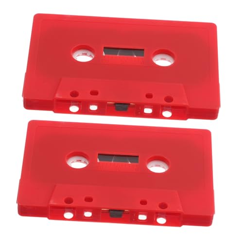Kisangel 2 Stück Retro-kassette Kassettenbanddekoration Handgefertigte Kassette Zubehör Für Leere Kassetten Farbige Kassetten Dekorationen Für Musikkassetten Audiokassetten Rot Plastik Kisangel 2 Stück Retro-kassette Kassettenbanddekoration Handgefertigte Kassette Zubehör Für Leere Kassetten Farbige Kassetten Dekorationen Für Musikkassetten Audiokassetten Rot Plastik von Kisangel