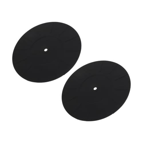 Kisangel 2 Stück Vinyl-Plattenspieler-Pad rutschfeste Plattenspielermatte Vinyl -Plattenspieler plattenheber zubehör Platte für Plattenspieler Vinylmatte Kieselgel Black Kisangel 2 Stück Vinyl-Plattenspieler-Pad rutschfeste Plattenspielermatte Vinyl -Plattenspieler plattenheber zubehör Platte für Plattenspieler Vinylmatte Kieselgel Black von Kisangel