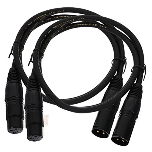 Kisangel 2 Stück XLR-Mikrofonkabel Kabel für Mikrofon Mikrofonkabel für Soundsystem männlich lautsprecher kupferdraht leiter xlr kabel kupferdraht leiter xlr draht Black Kisangel 2 Stück XLR-Mikrofonkabel Kabel für Mikrofon Mikrofonkabel für Soundsystem männlich lautsprecher kupferdraht leiter xlr kabel kupferdraht leiter xlr draht Black von Kisangel
