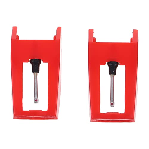 Kisangel 2 Stücke Stift Plattenspieler-Nadeln Schallplattennadel Abspielgerät für Drehscheibe Kohlenstoff Stylus-Plattenspielernadel Austausch der Vinylnadel Plastik rot Kisangel 2 Stücke Stift Plattenspieler-Nadeln Schallplattennadel Abspielgerät für Drehscheibe Kohlenstoff Stylus-Plattenspielernadel Austausch der Vinylnadel Plastik rot von Kisangel