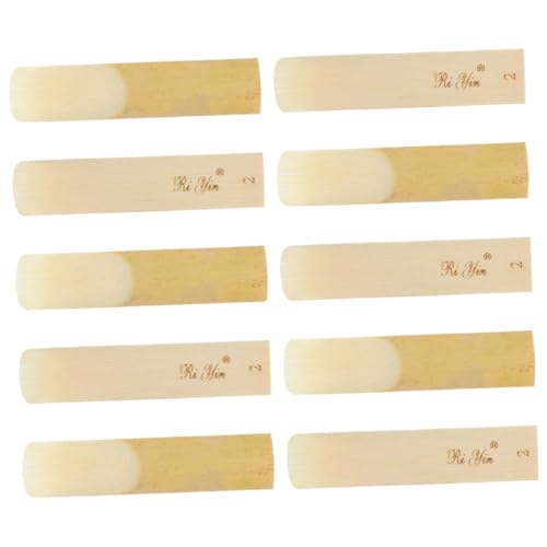 Kisangel 20 Stück Saxophonblatt Saxophon Tenor Austausch der Saxophonblätter Tenorsaxophon Ersatz für Saxophonblätter Zubehör für Saxophone Saxophon-Teil Schilf Yellow von Kisangel