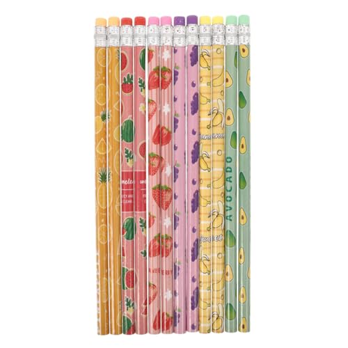 Kisangel 36 Stück Fruchtstift für Bleistifte süß Bleistift mit Radiergummi Schulbleistifte Zeichenstifte für vorschul bleistifte Kinderstifte Radierstift Holz Kisangel 36 Stück Fruchtstift für Bleistifte süß Bleistift mit Radiergummi Schulbleistifte Zeichenstifte für vorschul bleistifte Kinderstifte Radierstift Holz von Kisangel