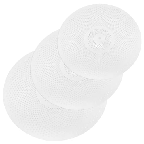 Kisangel 3Er Packung Silent Cymbals Stummbecken Becken Mit Geringer Lautstärke Trommeln Crash Becken Instrument Jazz Splash Becken Professionelles Drum Pad Passend Für Schlagzeug Kit Drum von Kisangel