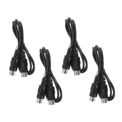 Kisangel 4 Stück 5 Fünfpoliges Kabel Midi-kabel Für Instrumente Professionelles Instrumentenkabel Zubehör Für Elektrische Trommeln 5-poliges Midi-verlängerungskabel Minikabel Metall Black Kisangel 4 Stück 5 Fünfpoliges Kabel Midi-kabel Für Instrumente Professionelles Instrumentenkabel Zubehör Für Elektrische Trommeln 5-poliges Midi-verlängerungskabel Minikabel Metall Black von Kisangel