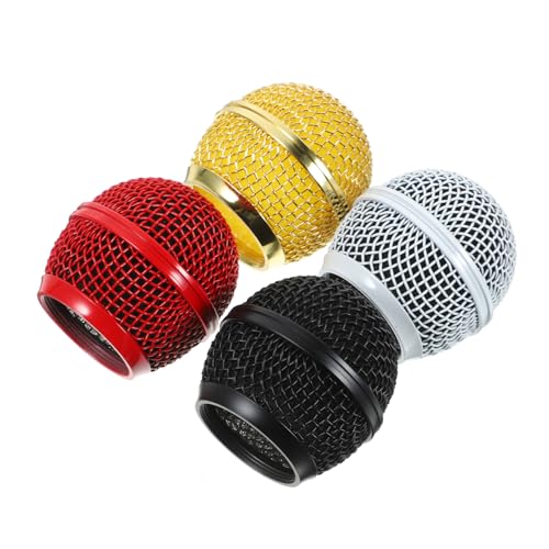 Kisangel 4 Stück Mikrofon-Mesh-Kopf Grill Gaming -Mikrofon winzig Schutz Universal- Mikrofongitterabdeckung Mikrofon-Ersatzgitter aus Metall Mikrofonnetz Mikrofonköpfe Mikrofongitterkopf Kisangel 4 Stück Mikrofon-Mesh-Kopf Grill Gaming -Mikrofon winzig Schutz Universal- Mikrofongitterabdeckung Mikrofon-Ersatzgitter aus Metall Mikrofonnetz Mikrofonköpfe Mikrofongitterkopf von Kisangel