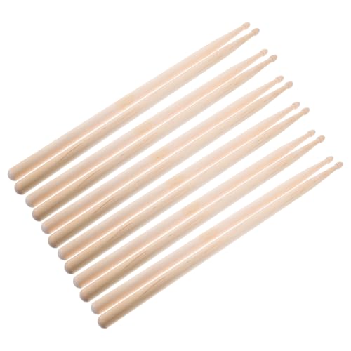 Kisangel 6 Paare Trommelstock Trommelausrüstung Percussion Drum Sticks Zubehör für Trommeln Trommelstöcke für Erwachsene Drumsticks Schlagzeugstöcke Ahorn Beige Kisangel 6 Paare Trommelstock Trommelausrüstung Percussion Drum Sticks Zubehör für Trommeln Trommelstöcke für Erwachsene Drumsticks Schlagzeugstöcke Ahorn Beige von Kisangel