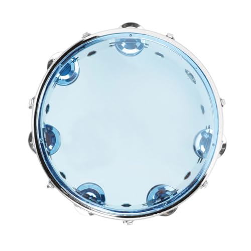Kisangel 8 Tambourin für Musikalische Handtrommel Schlaginstrumente Musikalisches Percussion-Tamburin Tamburin Handtrommel Trommel-Tamburine Musikalische Handglocke Hand Tamburin Abs von Kisangel