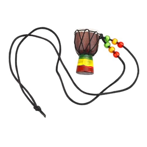 Kisangel Afrikanischer Trommelanhänger Schlüsselanhänger mit afrikanischer Trommel Mini-Handtrommel Mini afrikanische Trommelkette Instrumenten-Schlüsselanhänger hölzern Kisangel Afrikanischer Trommelanhänger Schlüsselanhänger mit afrikanischer Trommel Mini-Handtrommel Mini afrikanische Trommelkette Instrumenten-Schlüsselanhänger hölzern von Kisangel