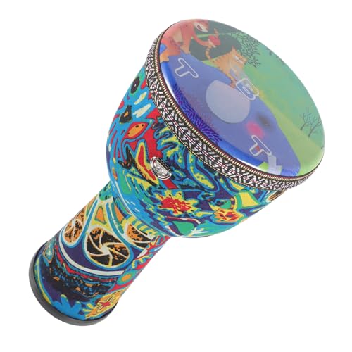 Kisangel Djembe Schlaginstrument für Kindertrommel Afrikanische Schlagtrommel Afrikanische Kunstwerke Percussion Drum Handtrommel Schlagzeug Afrikanische Rhythmen Drum PVC Kisangel Djembe Schlaginstrument für Kindertrommel Afrikanische Schlagtrommel Afrikanische Kunstwerke Percussion Drum Handtrommel Schlagzeug Afrikanische Rhythmen Drum PVC von Kisangel