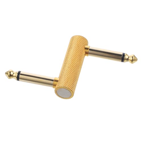 Kisangel Gitarrenkabel Gitarrenpedalbrett Patch Anschlussstecker Adapter Für Gitarrenpedal Pedalboard-anschlüsse Kupplungen Für Gitarreneffektpedale Effektpedal-adapter Golden Metall Kisangel Gitarrenkabel Gitarrenpedalbrett Patch Anschlussstecker Adapter Für Gitarrenpedal Pedalboard-anschlüsse Kupplungen Für Gitarreneffektpedale Effektpedal-adapter Golden Metall von Kisangel