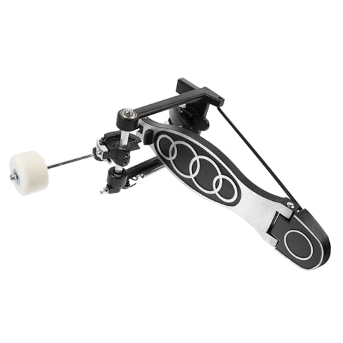 Kisangel Hammerpedalzubehör Trommelpedal Drum-Pedal-Teile für Schlagzeug-Einzelpedal Drum-Kit-Zubehör Kick-Drum-Pedal Drum-Pedal-Kick-Pad einzelner Bassdrum-Pedalpart Aluminiumlegierung von Kisangel