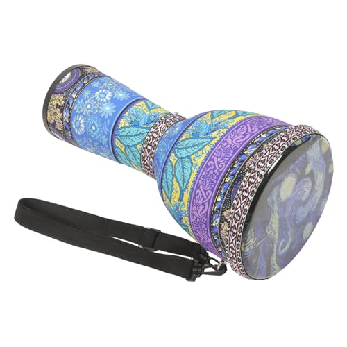 Kisangel Handtrommel Für Afrikanische Djembe Musikinstrument Für Anfänger Handtrommel Mit Handgemaltem Muster Für Musikfeiern Partys Und Konzerte von Kisangel
