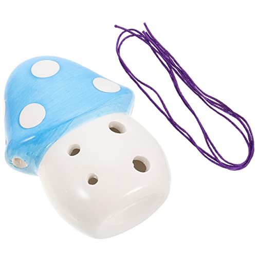Kisangel Keramische Ocarina Pilzform Ocarina Für Anfänger Und Musikinstrument Für Kreative Spielmomente Mit Zufälliger Schnurfarbe Kisangel Keramische Ocarina Pilzform Ocarina Für Anfänger Und Musikinstrument Für Kreative Spielmomente Mit Zufälliger Schnurfarbe von Kisangel