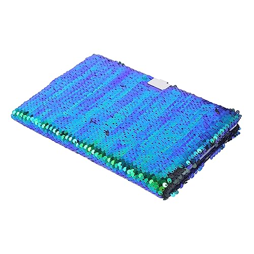 Kisangel Notizbuch mit Pailletten Hefte für die Schule Notizbuch für Glitzer-Notizbücher notizblock süße Notizblöcke für Mädchen schöner Notizblock Papier Blue von Kisangel