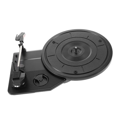 Kisangel Plattenspieler Jahrgang Schallplattenspieler Plattenspieler Lautsprecher Plastik Black Kisangel Plattenspieler Jahrgang Schallplattenspieler Plattenspieler Lautsprecher Plastik Black von Kisangel