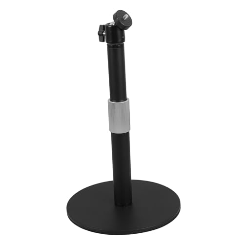 Kisangel Projektorhalterung Ständer Desktop Projektor Schreibtischhalter Projektorhalter Tischplatte Verstellbar Kleiner Bodenprojektor Metallhalter Schwarzer Kohlenstoffstahl von Kisangel