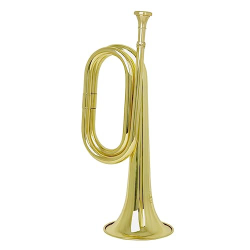 Kisangel Signalhorn für Band Signalhorn für Orchester Trompetensignalhorn aus Kupfer Windinstrument Trompete aus Kupfer Horn-Instrument Bandtrompete Bandhorn Messing Golden Kisangel Signalhorn für Band Signalhorn für Orchester Trompetensignalhorn aus Kupfer Windinstrument Trompete aus Kupfer Horn-Instrument Bandtrompete Bandhorn Messing Golden von Kisangel