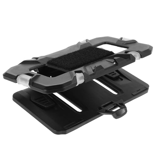 Kisangel Weste Montagehalterung Faltbarer Tafel -Zubehör -Telefonhalter Faltbares Ausrüstungs -Tafel -Zubehör Zubehör für Outdoor-Spiele Brusthalterhalter Plastik Black von Kisangel