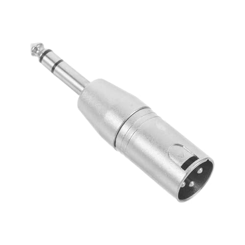 Kisangel Xlr-stecker Auf 1/4 Zoll 6,35 Mm Buchse, Adapter, 3-poliger Xlr-stecker Auf Viertelzoll-klinkenbuchse Für Sichere Audioverbindungen Kisangel Xlr-stecker Auf 1/4 Zoll 6,35 Mm Buchse, Adapter, 3-poliger Xlr-stecker Auf Viertelzoll-klinkenbuchse Für Sichere Audioverbindungen von Kisangel