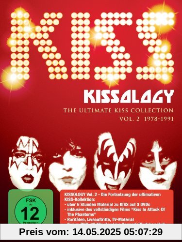 Kiss - Kissology, Vol. 2: 1978-1991 [4 DVDs] von Kiss