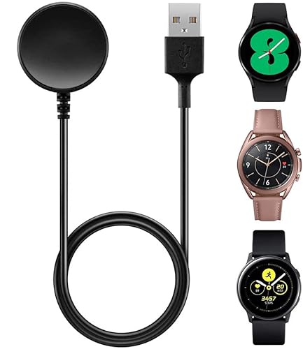 Compatible with Galaxy Watch 3 / Active 2 / Active Charger, Replacement Charging Cradle Dock Cable for Samsung Galaxy Watch 3 / Active 2 / Active Smart Watch Compatible with Galaxy Watch 3 / Active 2 / Active Charger, Replacement Charging Cradle Dock Cable for Samsung Galaxy Watch 3 / Active 2 / Active Smart Watch von Kissmart