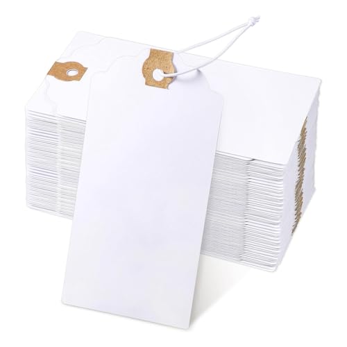 Kissmii 120er Pack -Set mit Elastischem Band, Markierungsschilder-Set mit Befestigtem Band, Verstärktem Loch und Schreibbaren Schildern 4,76x2,36 Kissmii 120er Pack -Set mit Elastischem Band, Markierungsschilder-Set mit Befestigtem Band, Verstärktem Loch und Schreibbaren Schildern 4,76x2,36 von Kissmii