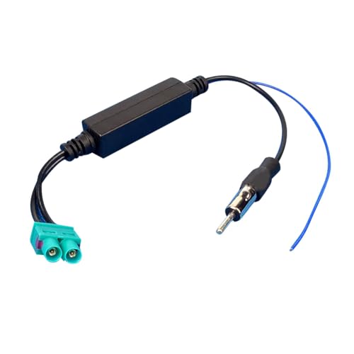 Kissmii Doppel-Fakra-Autoradio-Antennenadapter Fakra-Stecker Fahrzeugantenne Stereoanlagen FM-Navigation Anschlusskabel von Kissmii
