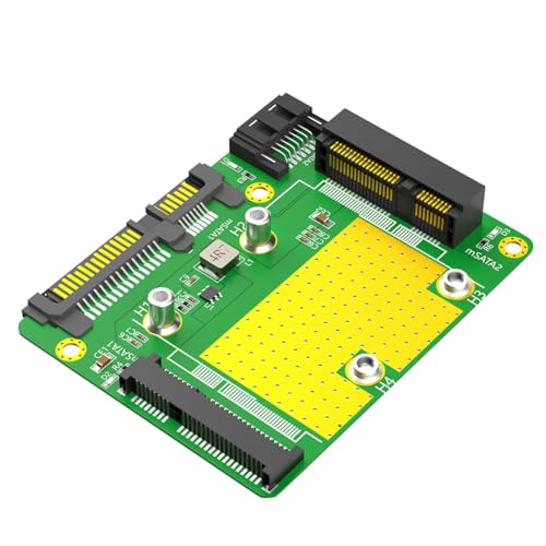 Kissmii Dual Msata SSD auf Dual SATA3 Adapterkarte für Desktop-PC von Kissmii