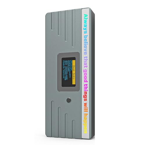 Kissmii Intelligentes M.2 NVMe/SATA SSD-Gehäuse, USB 3.2 Gen 2 10 Gbps, Externes M2-Adaptergehäuse Unterstützt M-Key B +M Key UASP RTL9210 Kissmii Intelligentes M.2 NVMe/SATA SSD-Gehäuse, USB 3.2 Gen 2 10 Gbps, Externes M2-Adaptergehäuse Unterstützt M-Key B +M Key UASP RTL9210 von Kissmii