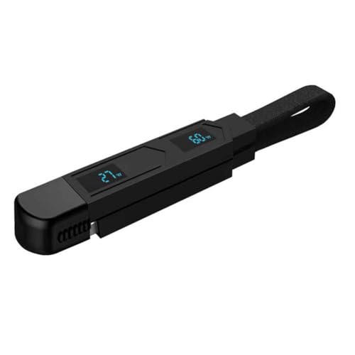 Kissmii Magnetisches Schnellladekabel mit Mehreren Anschlüssen und Bildschirm-Schlüsselanhänger, PD-Kabel für Android Type-C, 60 W QC, 18 W Schnellladekabel B Kissmii Magnetisches Schnellladekabel mit Mehreren Anschlüssen und Bildschirm-Schlüsselanhänger, PD-Kabel für Android Type-C, 60 W QC, 18 W Schnellladekabel B von Kissmii