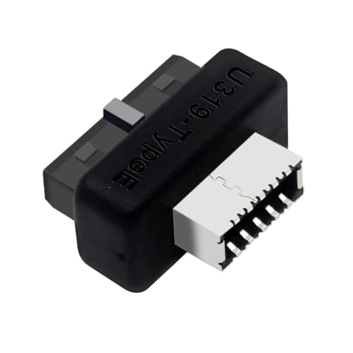 Kissmii USB-Frontpanel-Adapter USB3.0 19PIN/20Pin auf Typ-E-Buchse, Adapter Interner Vertikaler Anschluss für Computer-Motherboards, Langlebig, Einfach zu Verwenden Kissmii USB-Frontpanel-Adapter USB3.0 19PIN/20Pin auf Typ-E-Buchse, Adapter Interner Vertikaler Anschluss für Computer-Motherboards, Langlebig, Einfach zu Verwenden von Kissmii