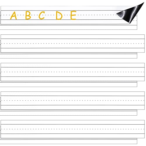 Magnetische Satzstreifen für Lehrer, wiederverwendbar, trocken abwischbar, mit Linien, 61x7.6 cm, liniert, weiße Satzstreifen mit Magneten, Satzstreifen für Whiteboard, Lernen, 10 Stück Magnetische Satzstreifen für Lehrer, wiederverwendbar, trocken abwischbar, mit Linien, 61x7.6 cm, liniert, weiße Satzstreifen mit Magneten, Satzstreifen für Whiteboard, Lernen, 10 Stück von Kisston