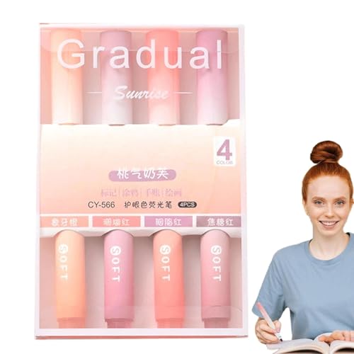 Kisstta Textmarker Pastell Stifte, Set mit 4 Mini-Textmarkern, Pastell Textmarker, Bibel Marker Stifte, No Bleed und Dry Fast Leuchtstifte Marker zum Hervorheben von Tagebuch oder Notizbuch in Schule Kisstta Textmarker Pastell Stifte, Set mit 4 Mini-Textmarkern, Pastell Textmarker, Bibel Marker Stifte, No Bleed und Dry Fast Leuchtstifte Marker zum Hervorheben von Tagebuch oder Notizbuch in Schule von Kisstta