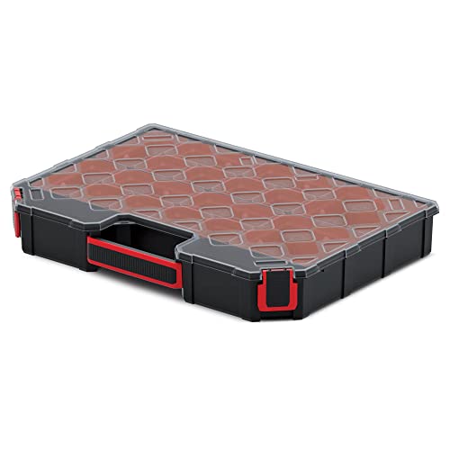 Kistenberg Organizer Tager Sortimentskasten Kleinteilemagazin Aufbewahrungsbox, KI145, Durchsichtiger von Kistenberg