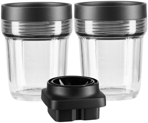5KSB2040BBB 2x Kleine Behälter 200 ml Standmixer Zubehör von KitchenAid