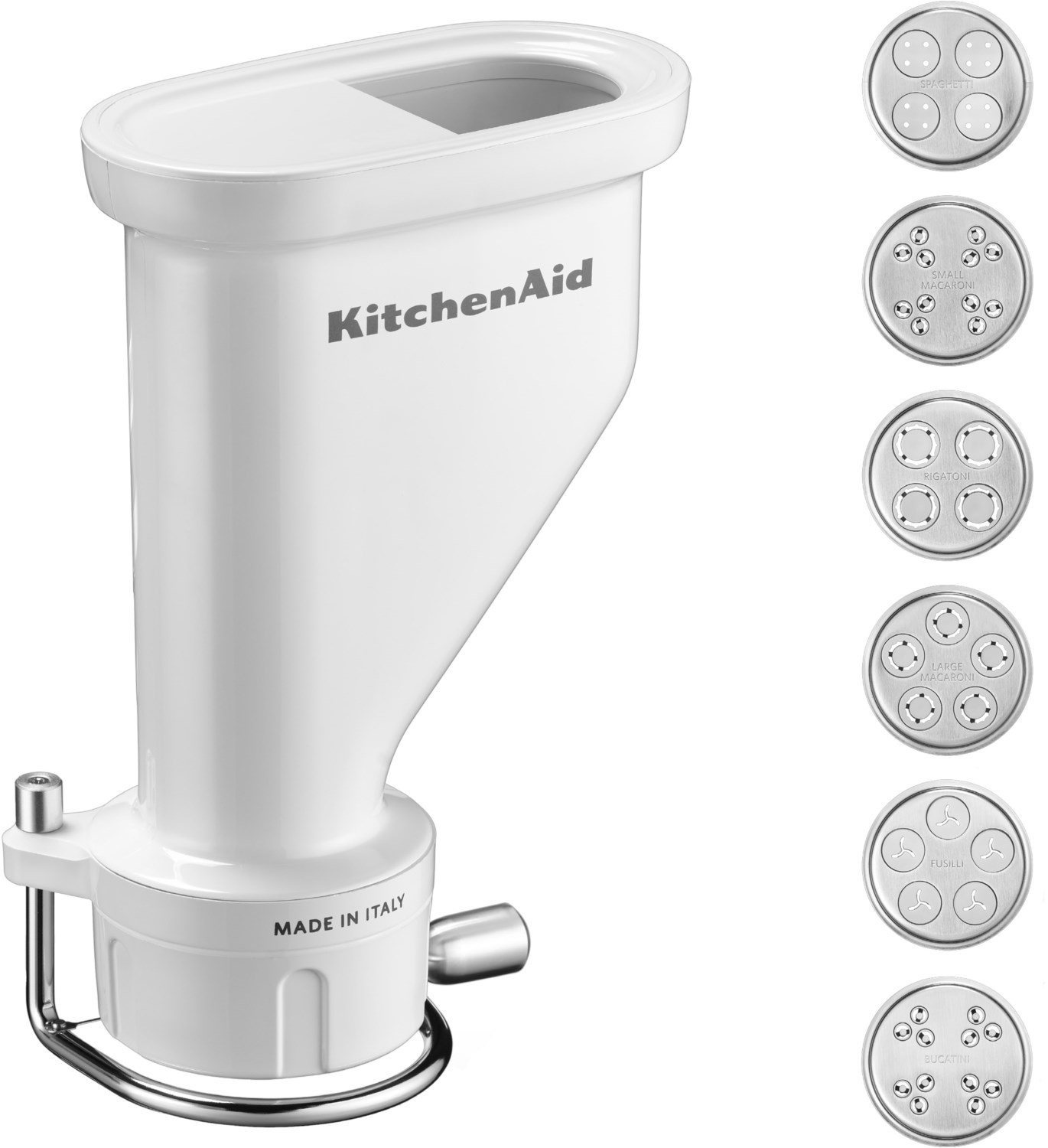 5KSMPEXTA Short-Pasta-Vorsatz mit 6 Einsätzen von KitchenAid