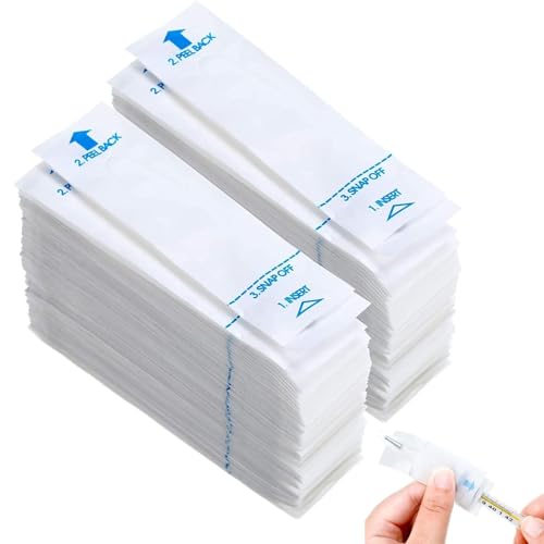100 Stück Thermometer Hüllen,Sondenabdeckungen,Digitale Thermometer-Sondenabdeckungen,Hygienehüllen Ohrthermometer,Fieberthermometer Schutzhüllen,Für Thermometer-Zubehör,Kiuiom 100 Stück Thermometer Hüllen,Sondenabdeckungen,Digitale Thermometer-Sondenabdeckungen,Hygienehüllen Ohrthermometer,Fieberthermometer Schutzhüllen,Für Thermometer-Zubehör,Kiuiom von Kiuiom
