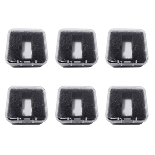 6PC Phono-Shell-Etui,Headshell-Kassettenhalter,Phonograph-Aufbewahrung,Transparent Plattenspieler Shell,Stylushalter Shell,Kiuiom 6PC Phono-Shell-Etui,Headshell-Kassettenhalter,Phonograph-Aufbewahrung,Transparent Plattenspieler Shell,Stylushalter Shell,Kiuiom von Kiuiom