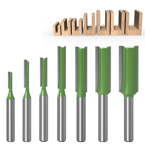 Gerade Fräser Schneiden,Fräser Für Oberfräse,Holz Fräser Router Bit,Oberfräser Nutfräser,Mehrere Größen Fräser,6MM Schaft,3MM,4MM,5MM,6MM,8MM,10MMM,12MM,7 Stück,Kiuiom Gerade Fräser Schneiden,Fräser Für Oberfräse,Holz Fräser Router Bit,Oberfräser Nutfräser,Mehrere Größen Fräser,6MM Schaft,3MM,4MM,5MM,6MM,8MM,10MMM,12MM,7 Stück,Kiuiom von Kiuiom