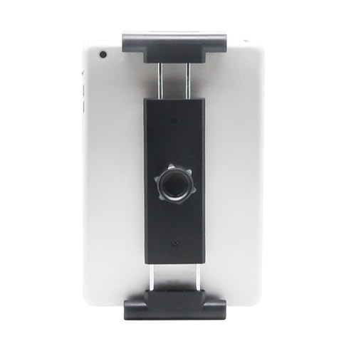 Tablet Halterung Mit Kugelkopf,Tablet Stativ Halter Adapter Ipad Pro,Ipad Halterung Adapter Für Stativ,Universal Tablet Clip Halter Halter,Selfie Stick Kamera Einbeinstativ,Für 4,7-12,9 Zoll Tablets,K von Kiuiom
