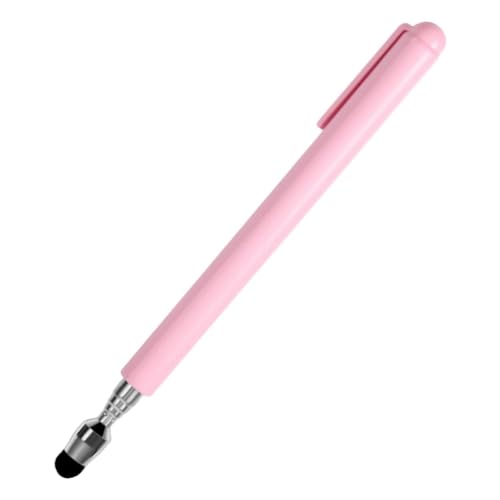 Kivvlbzeq Stylus Pen Universal Teleskop Stylus Pen Stylus Pen für Touchscreens Retractable Pointer Stick & Stylus mit spezieller Beflockung Spitze (Rosa) von Kivvlbzeq